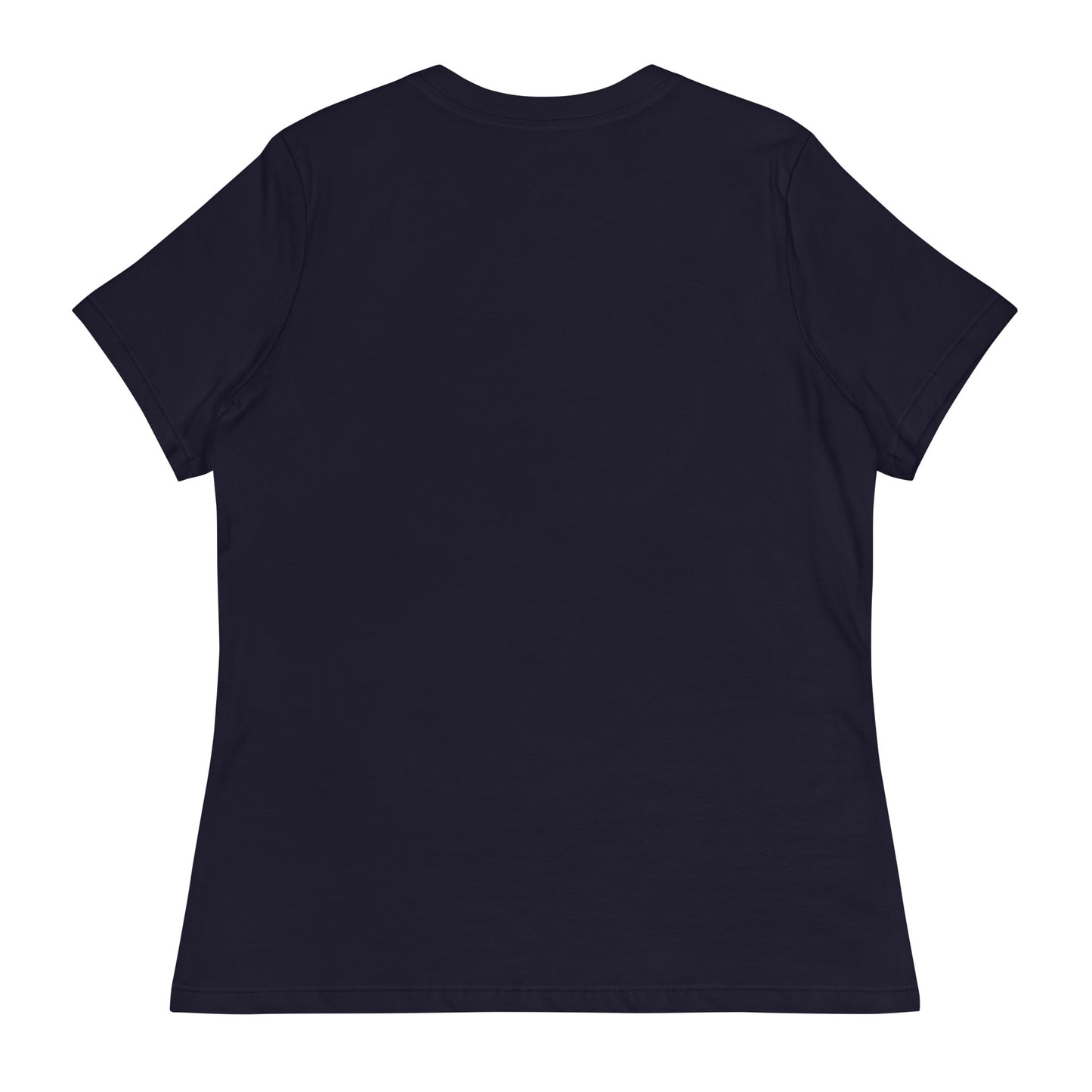 Black t-shirt on a white background